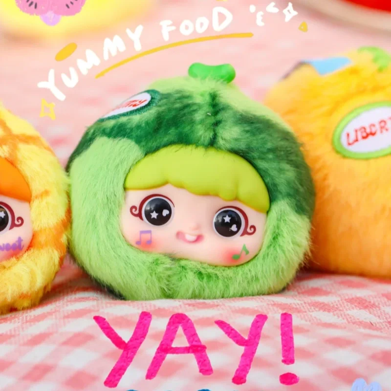 

Hot Adorable Baby Three Yaya Fun Fruit Series Plush Toy Blind Box Cute Stuffed Animal Collectible Vinyl Face Blind Box Gifts