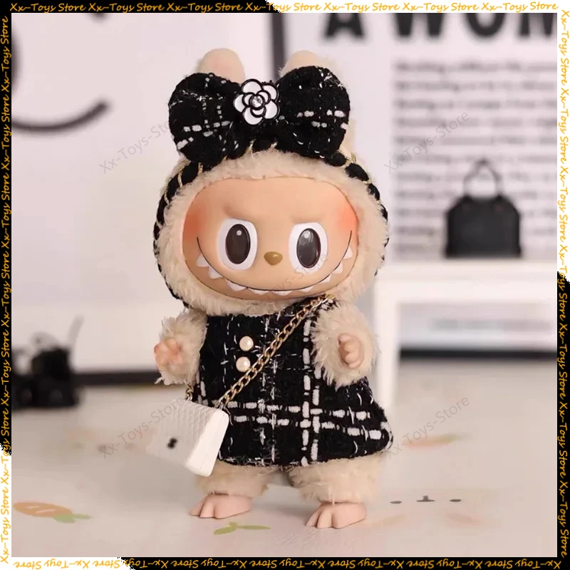 17cm Labu Doll Clothes Heartbeat Macaron Baby Pendant Clothes Enamel Face Labuwa Clothes Replacement Cartoon Decoration