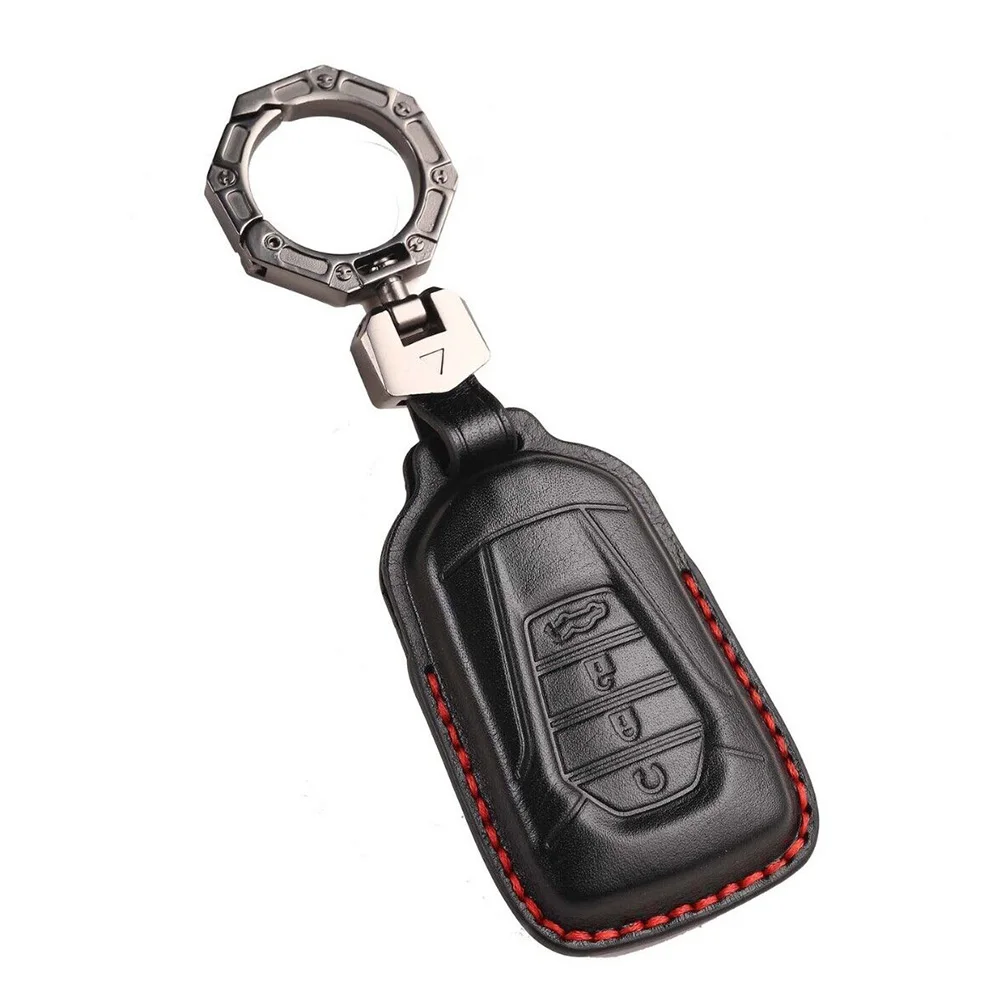 

Кожаный защитный чехол для ISUZU, DMAX, MUX, 4-кнопочный дистанционный ключ с точными вырезами кнопок и защитой от падения