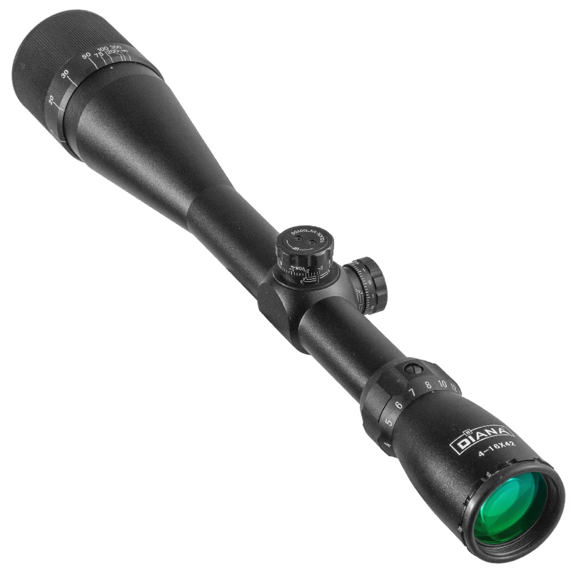 Imagem -04 - Diana-riflescope Tático para Caça Mil Dot Retículo Visão Óptica Rifle Scope Airsoft Air Gun Scope Sniper Caza 416x42 ao