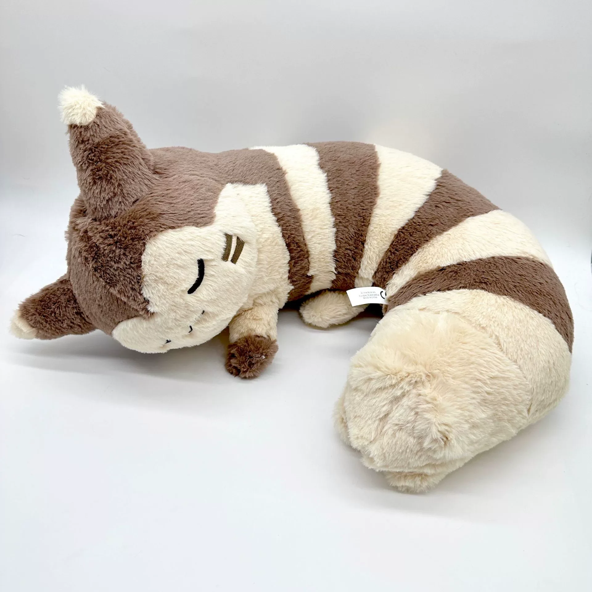

Плюшевая игрушка Pokemon Furret, мультяшная кавайная вертикальная мышь, коричневая милая фаршированная кукла U Shanpe, мягкая подушка для шеи, подарки на день рождения