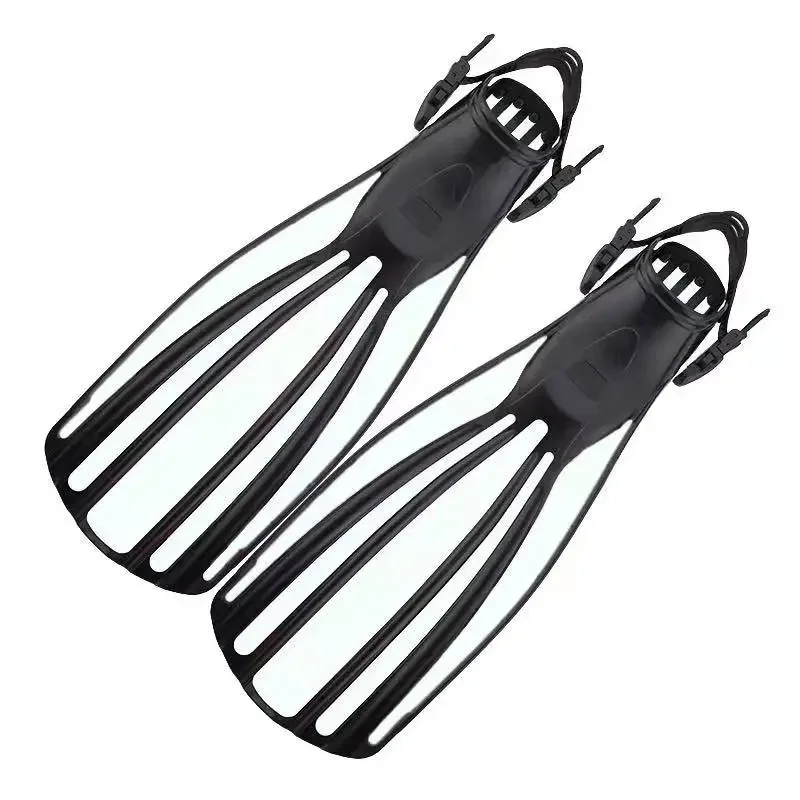 Adjustable Diving Rubber Swimming Fins  Webbed Frog Shoes Scuba Diving Shoes Long Flippers Multi Color Optional Diving Equipment