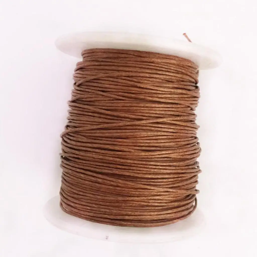 Multicolor Waxed Cotton Cord Braided Thread for Jewelry Making Accessories Beads Bracelet Kit