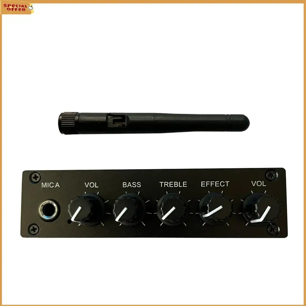 A69Z MK-88 Bluetooth Coaxial Decoder Stereo Preamplifier Audio Amplifier Mixing Board With DC 12V Power-Adapter US Plug