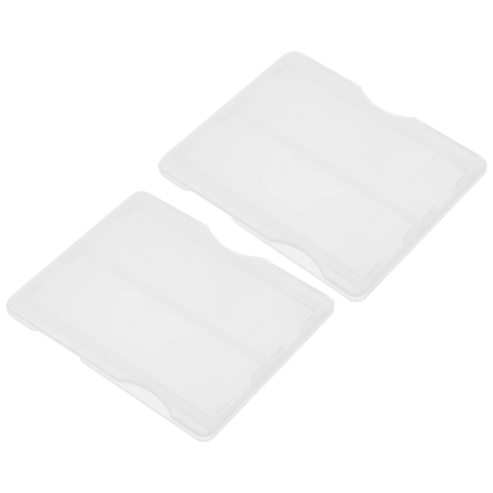 

100Pcs Microscope Neat Stackable Slide Storage Holder Protects Specimens Glass Storage Tray Small Clear Box