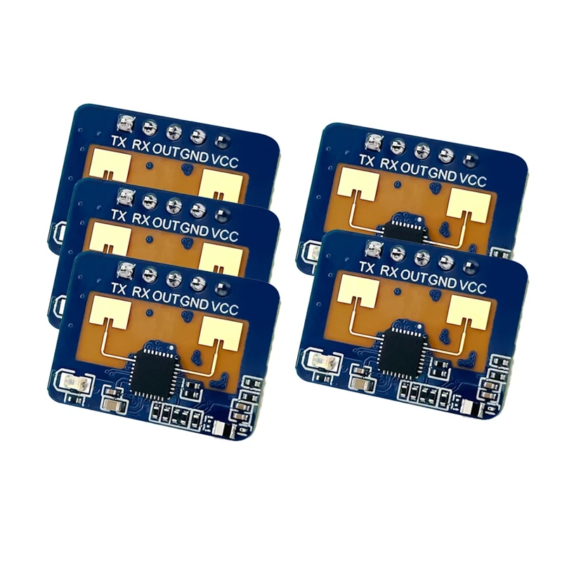 5 Pcs 24G Mmwave HLK-LD2410C Human Presence Radar Sensor Motion Detection Module