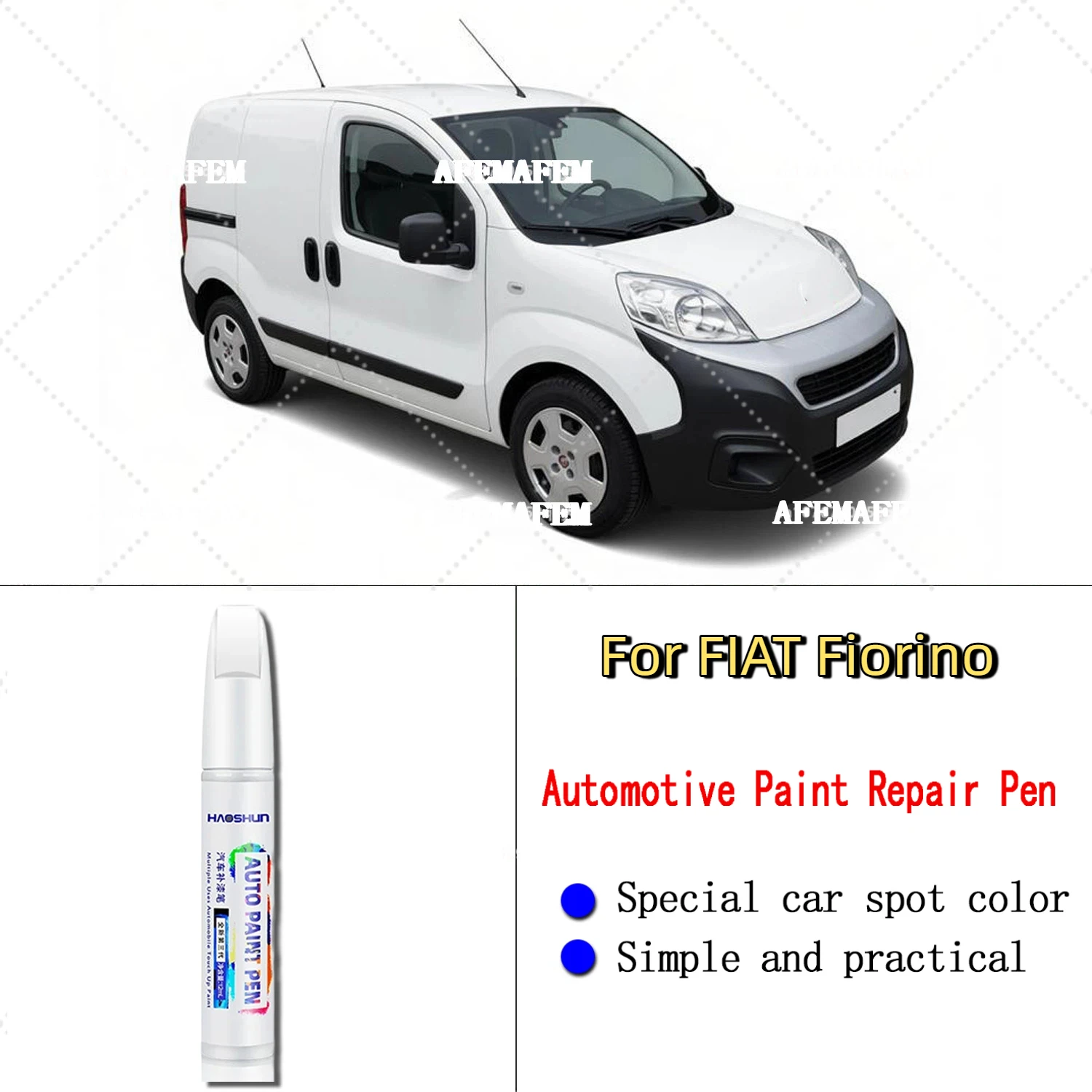 For FIAT Fiorino Professional Paint Touch Up Pen Restores Original Factory Paint Finish, Enhances Gloss & Car Shine Effectively