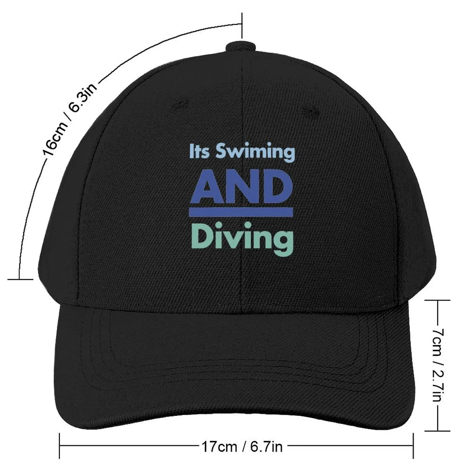 Its Swimming AND Diving Baseball Cap Anime Hat Military Tactical Cap Men's Caps Women's