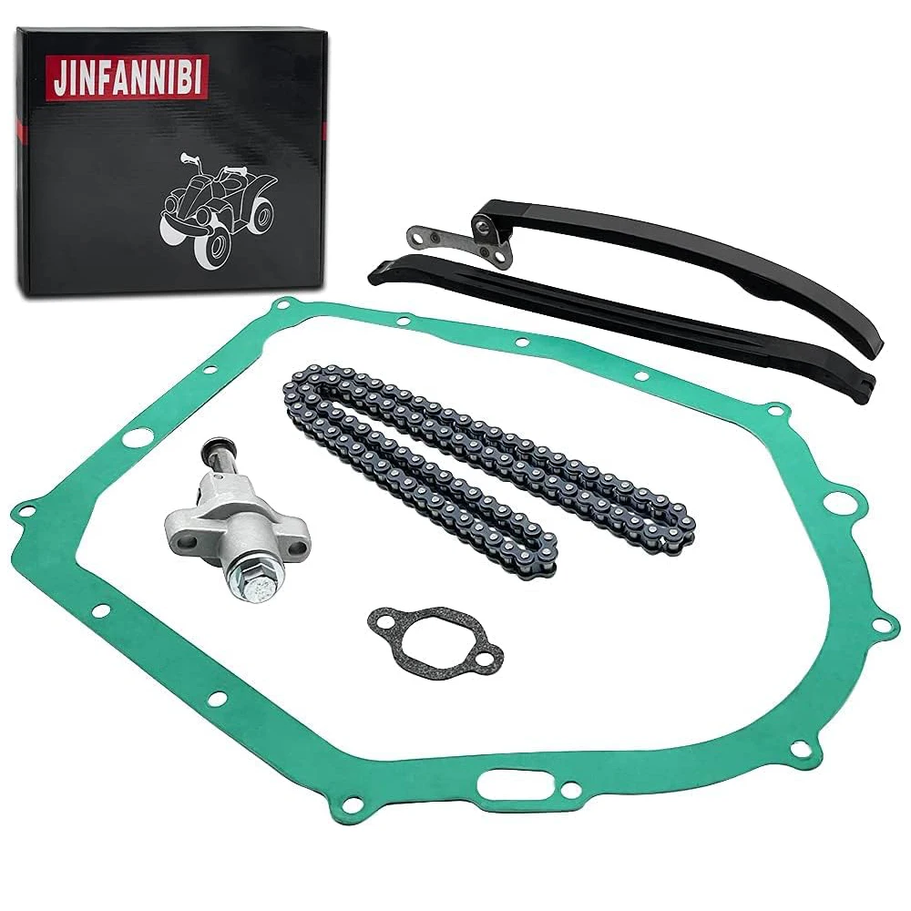 

For Yamaha Warrior 350 YFM350X 1987-2002 2003 2004 MOTO-4 350 1987-1995 Cam Timing Chain Guides Tensioner Cover Gasket