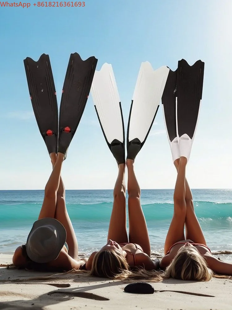 Limited Offer Swimming Long Fin Men's And Women's Free Diving PP Fin Frog Shoes TPR Comfortable, Flexible, And Lightweight