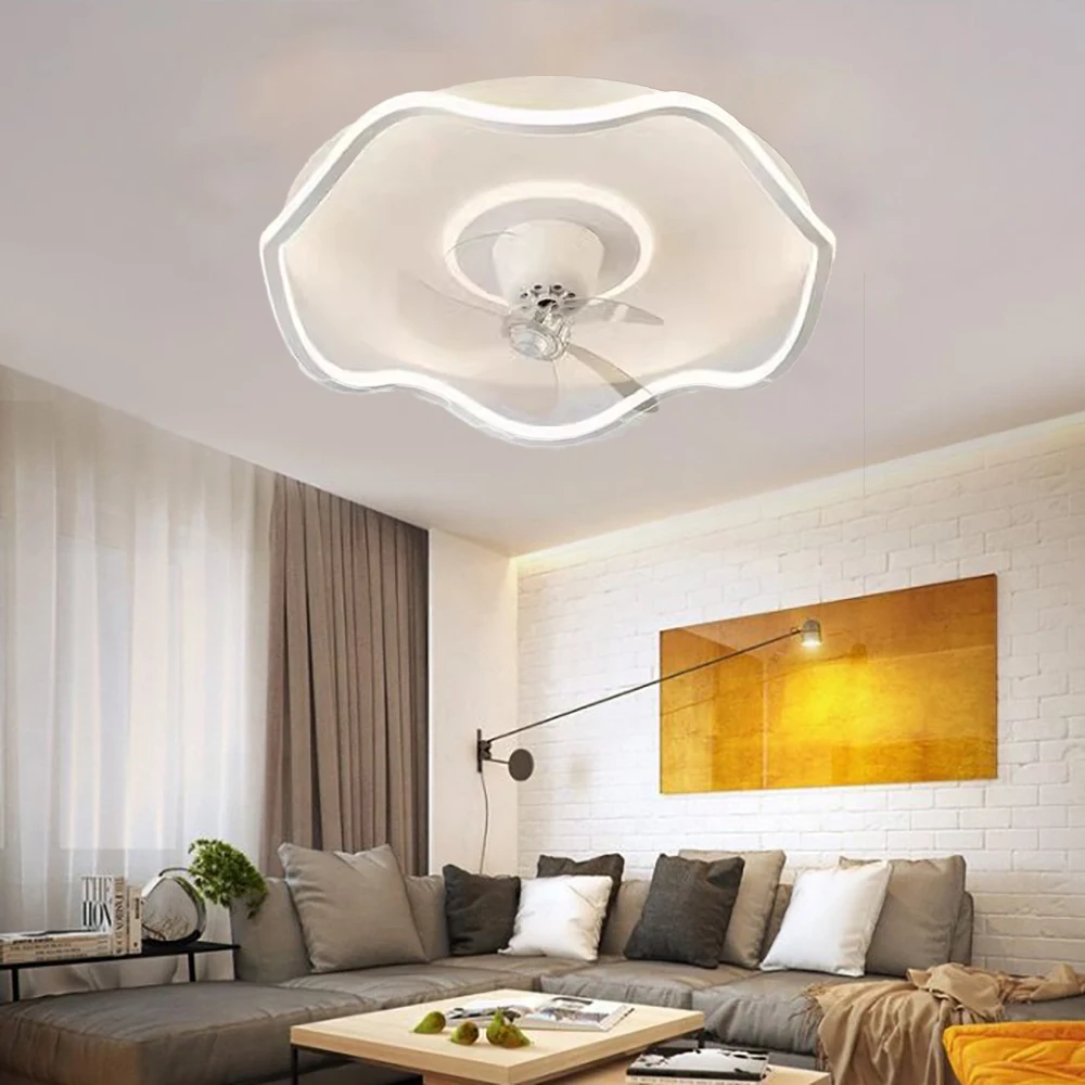 Imagem -03 - Modern Nordic Led Teto Light Fan Lâmpada do Teto de Nuvens para Quarto Sala de Estar Corcorredor Luz Led Interior com Ventilador