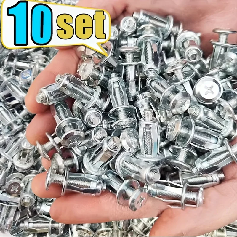 Jack Nuts Screw Petal Screw Anchors Petal Expansion Plugs for Curtain Expansion Clamp Petal Rivet Lock Bolt Board Wall Fasteners