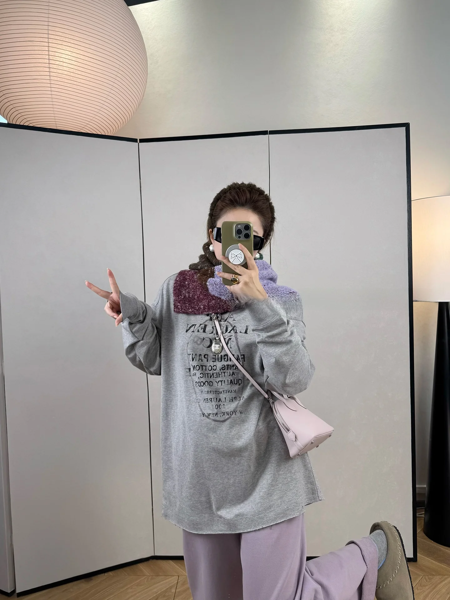 

JONIbyBEB High Densi Twist Dyed Double Sided Printed Long Sve T-irt Quali Item for Women Comfortable Breathable Cot...