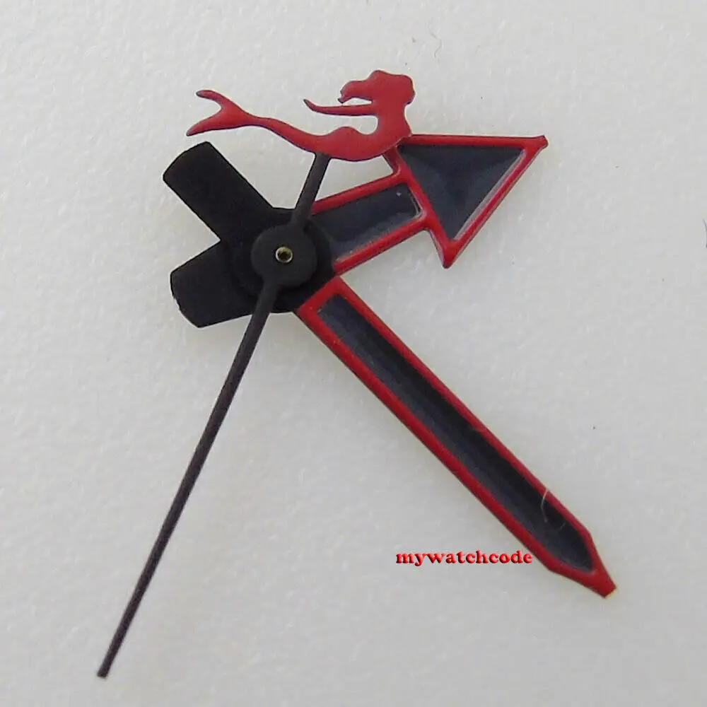 Nàng Tiên Cá Đỏ Viền Đồng Hồ Vừa Vặn Với Bàn Tay Nhật Bản NH35 NH36 7s35 4r35 7009 4r15 4r35 Phong Trào