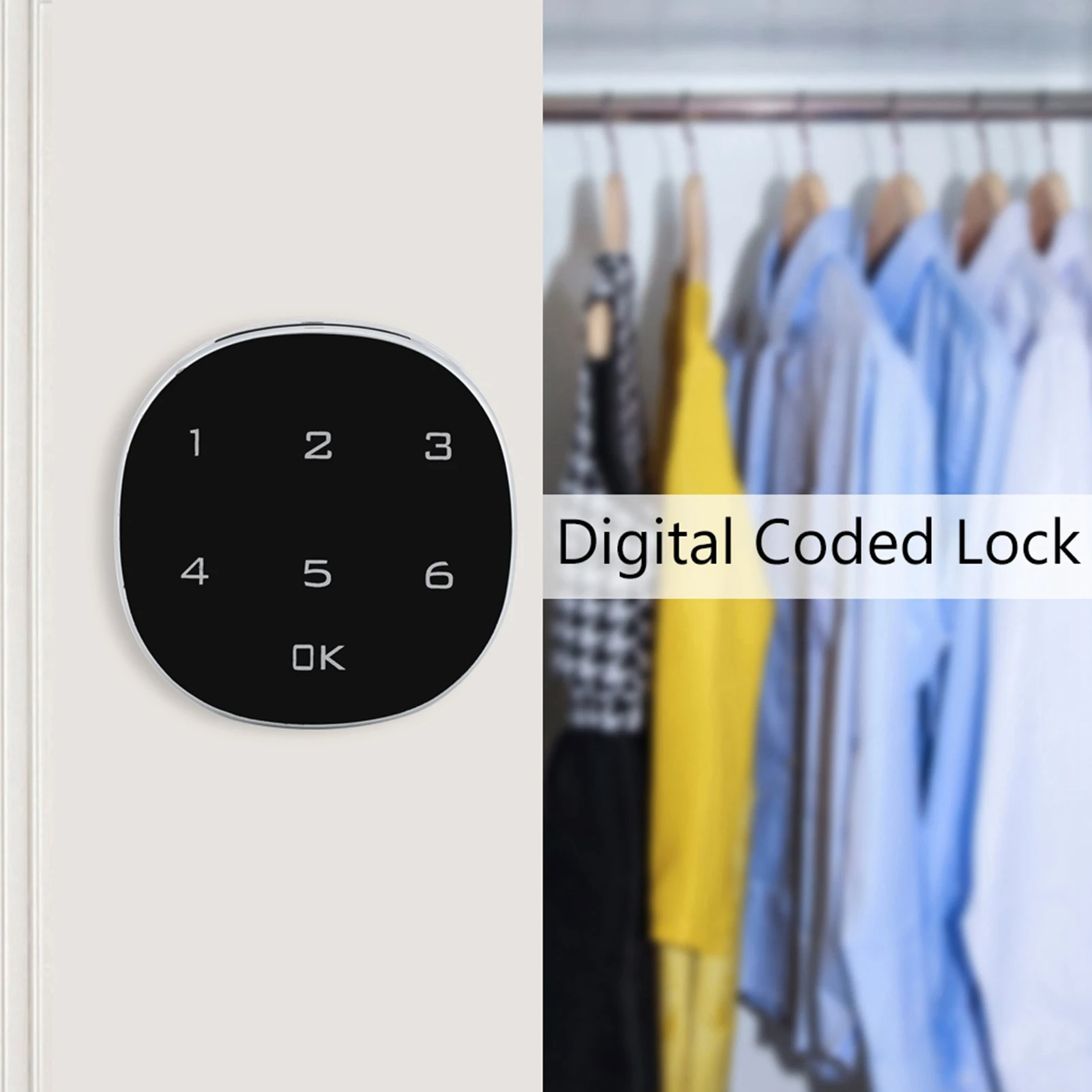 

Combination Lock Digital Zinc Alloy Combination Cam Cabinet Convenient Password Lock Zinc Alloy Lock