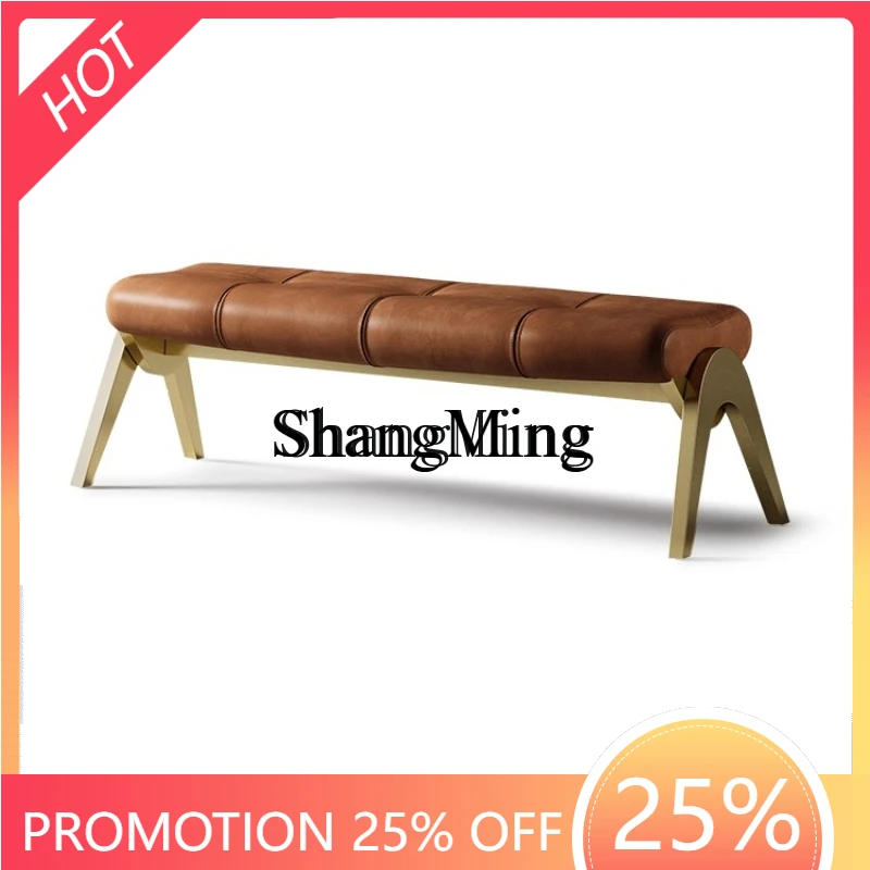 

ZYY exquisite senior home modern light luxury bedside stool master bedroom full leather bedside stool