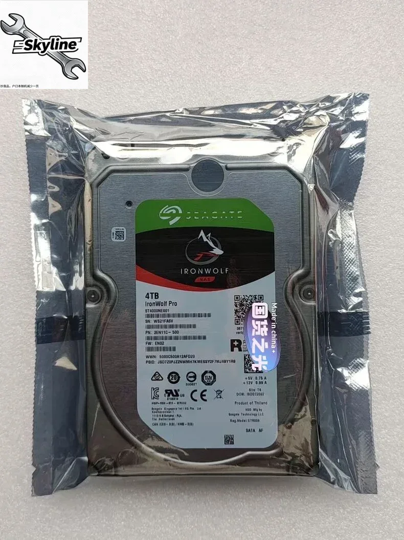 NEW  IronWolf Pro 4TB ST4000NE001 7200RPM 256MB SATA 3.5