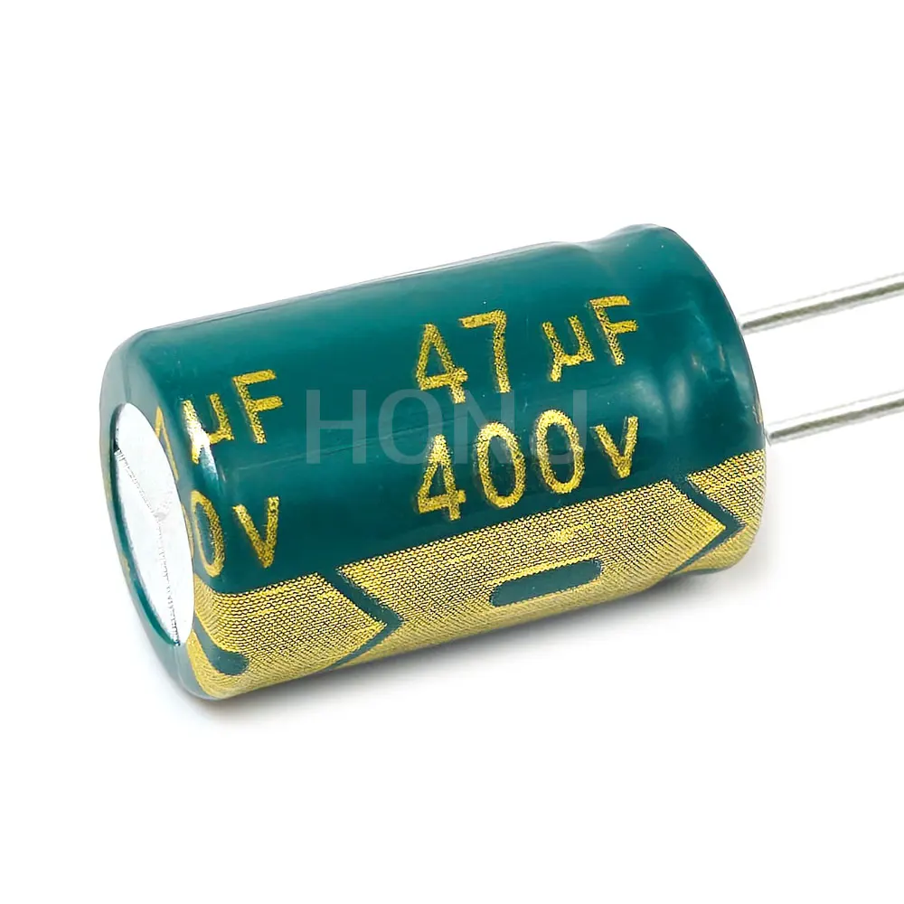 5PCS 400V47uf Capacitor Eletrolítico de Alumínio 47uf400v 400v 47uf 400V 47mf 400vdc 47MFD 400v47mf 47mf400v 13x20mm ±20%