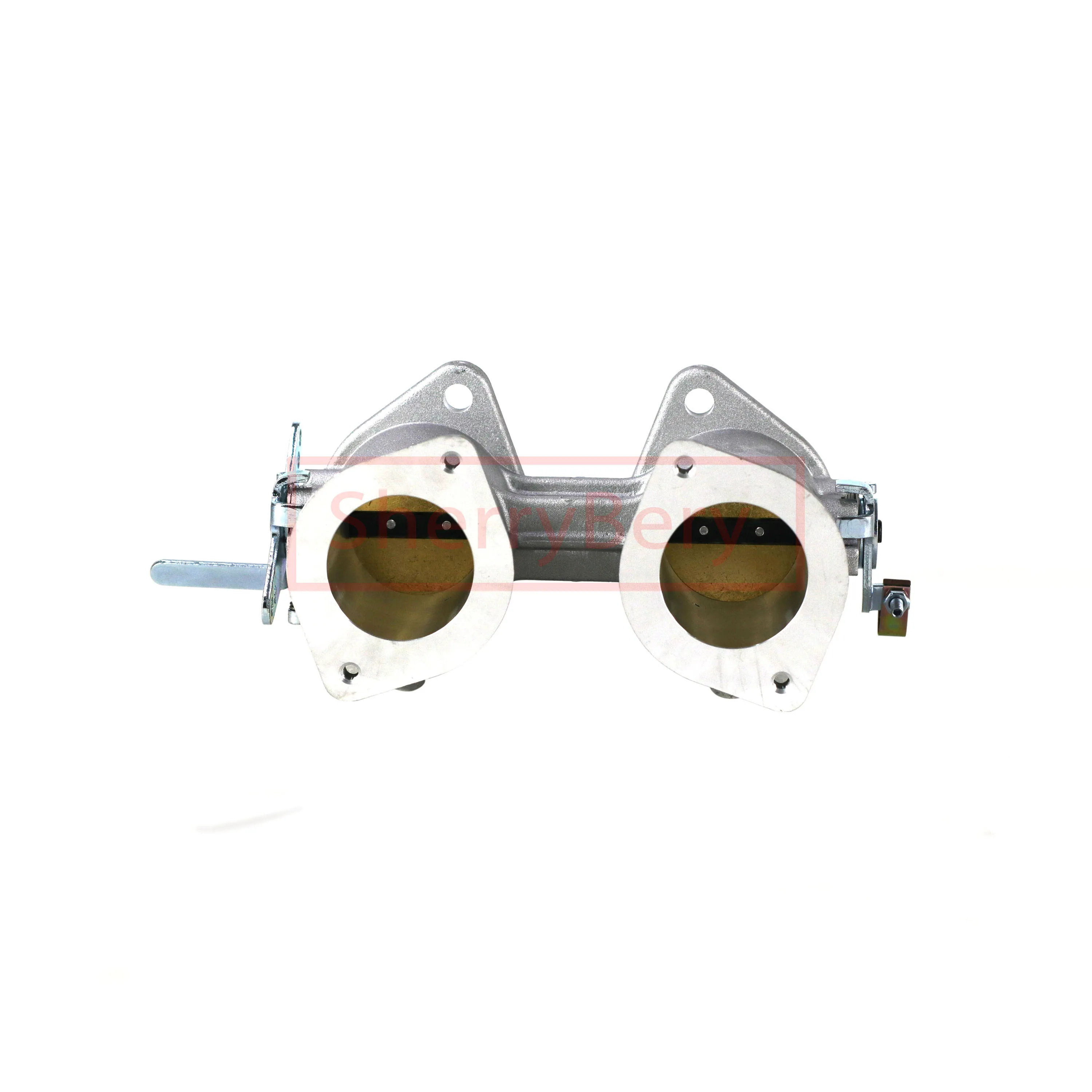 SherryBerg TBS 40dcoe 40 dcoe 40mm Bore DCOE EFI Twin Injection Throttle Body 85MM TALL for Weber/EMPI/Dellorto/Solex DCOE/DHLA