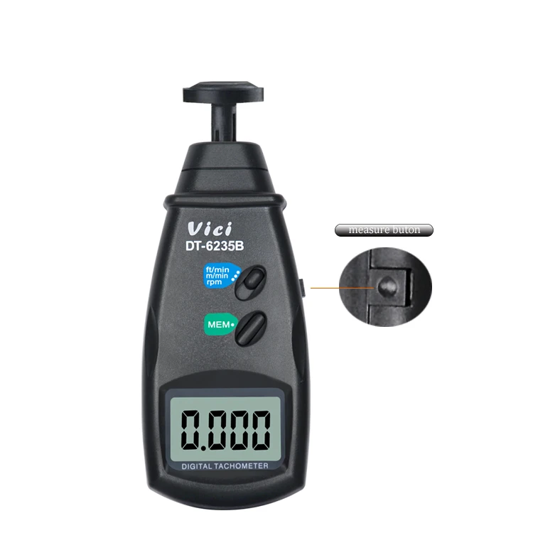 Display Contact Auto-ranging Tachometer Memory Max./Min. Last Value Digital Tachometer DT-6235B