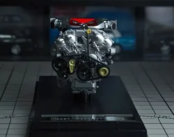 MH 1:18 HEC JDM GTR R35 VR38 Dett Turbo Engine Model Diecast Collection Limited Edition Hobby Toys