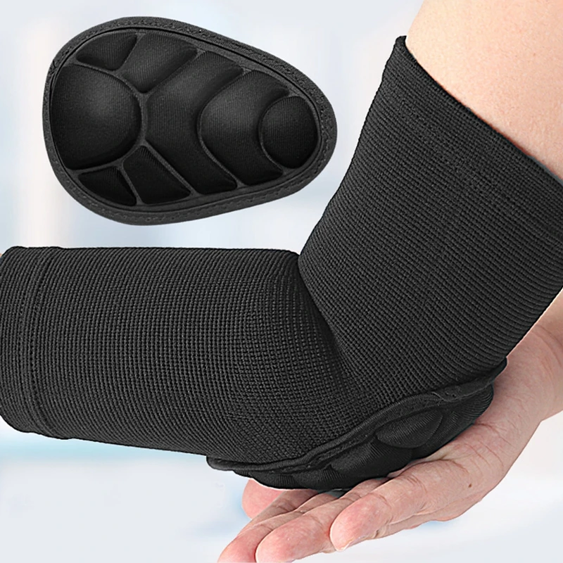 1PCS Basketball Volleyball Elbow Brace Support Wrap for Joint Injury Recovery Breathable Armband Football Gym Protector Pads