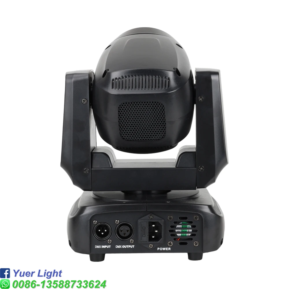 120W LED DJ Light Heads 7 Colors 11 Patterns DMX512 Sound Control 540° Rotation Rainbow Effects for Audience and Party Club Bar