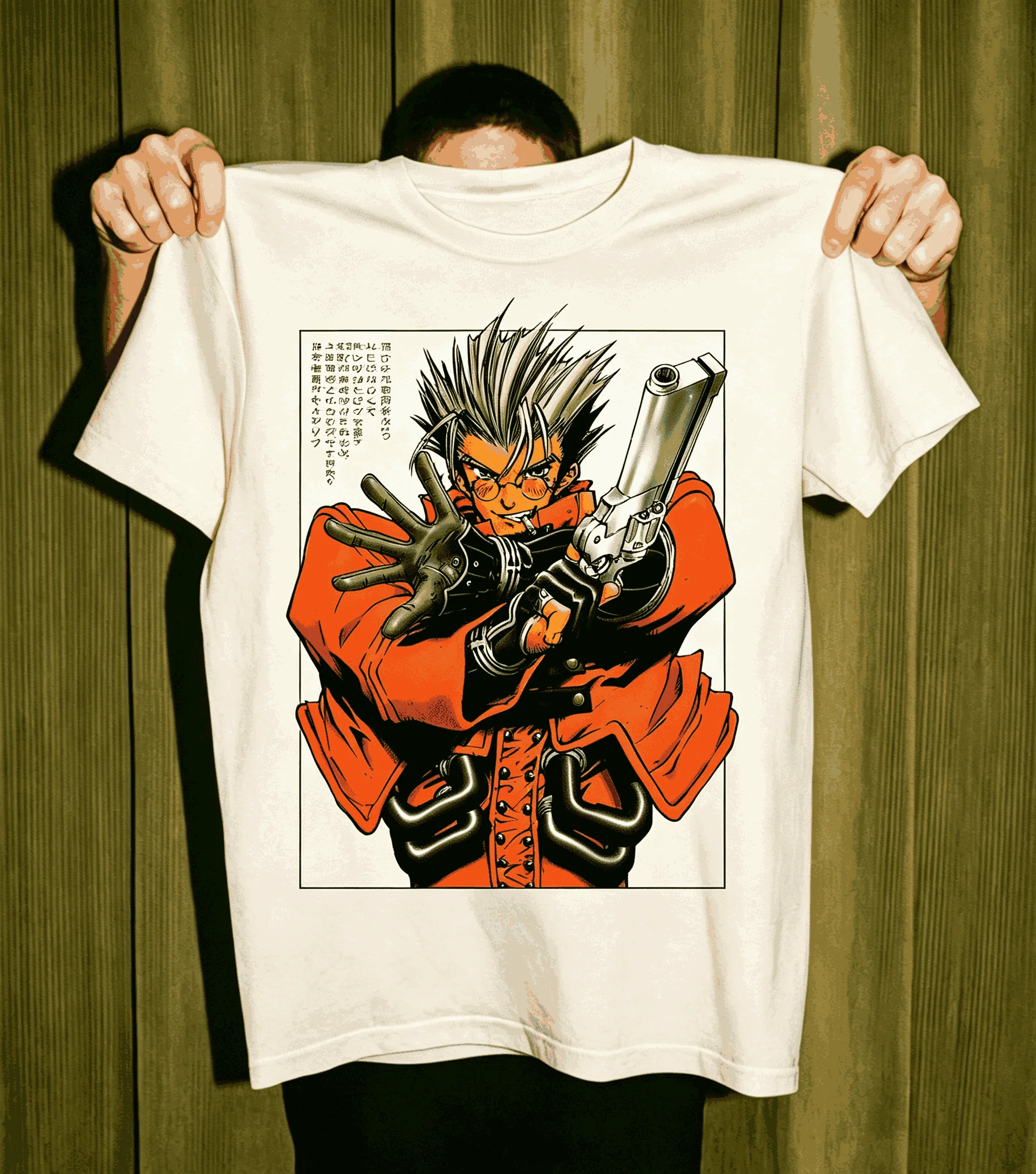 Trigun Anime Lover Oversized Unisex Streetwear Trendy Cotton T-shirt New Model Fashion Hip Hop Street high quality Comfortable