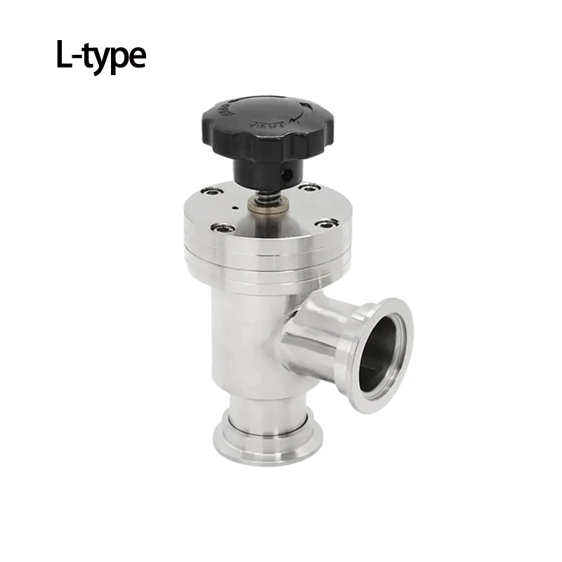 KF Vacuum Manual Baffle Valve 304 Stainless Steel Quick Pack 16 Pipe Fittings 25 Seals 40 Flanges 50 Clamps