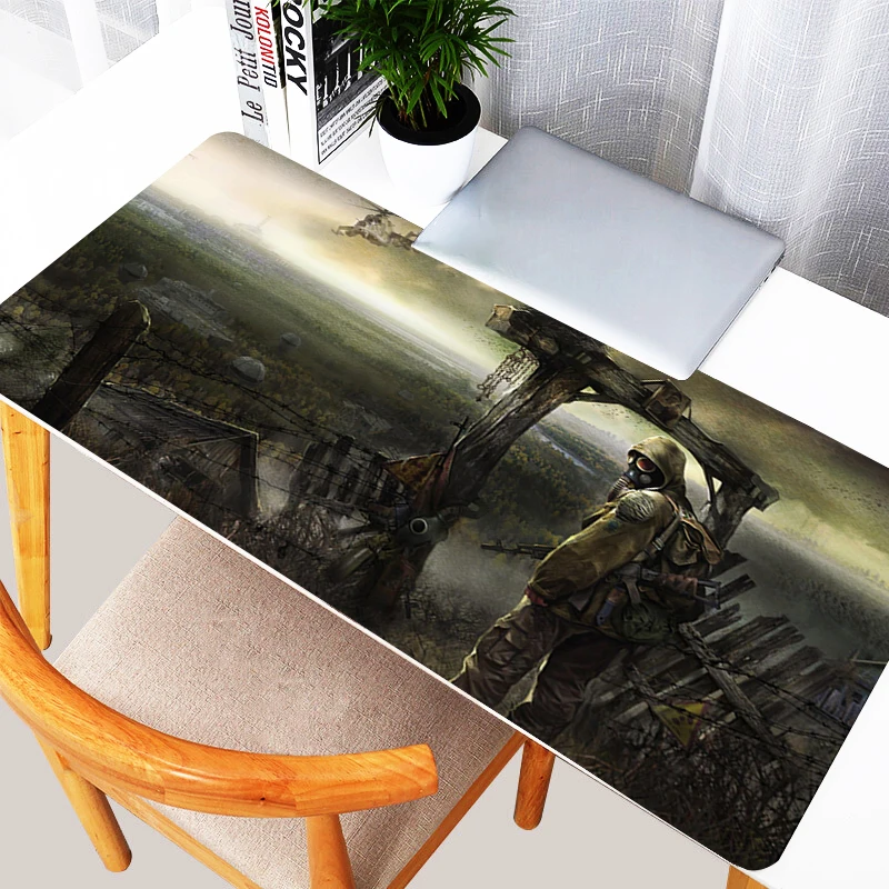 Mouse Pad Laptop Gaming Accessories Mousepad Gamer S-stalker 2 Desktop Mouse Mat PC Rubber Keyboard Pad Large Extended Table Mat