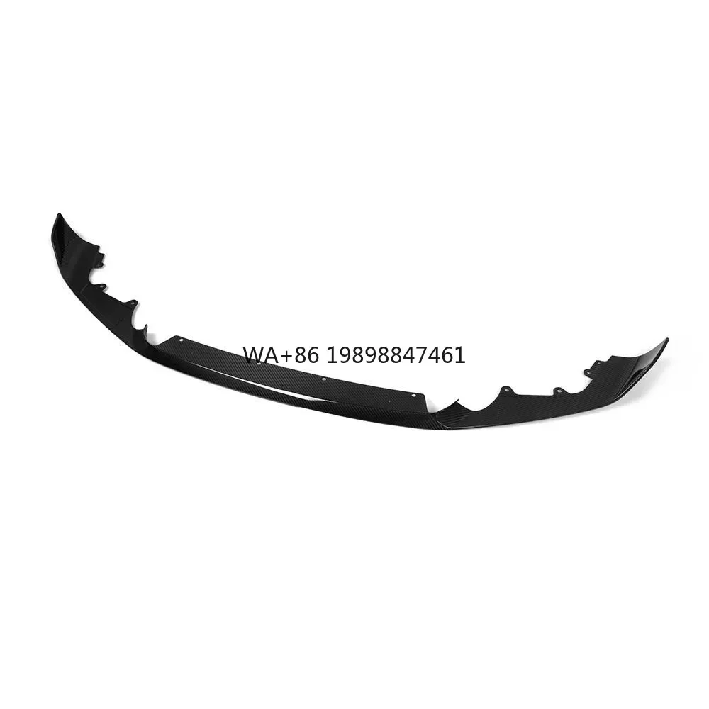 

For BMW M2C Dry Carbon Fiber Body Kit Front Bumper Lip Diffuser Spoiler MP Style