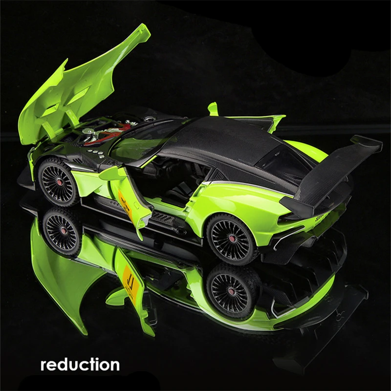 1:22 أستون مارتن GT سبيكة المسار نموذج سيارة رياضية دييكاست ولعبة سيارة لعبة معدنية نموذج سيارة مجموعة هدية محاكاة عالية