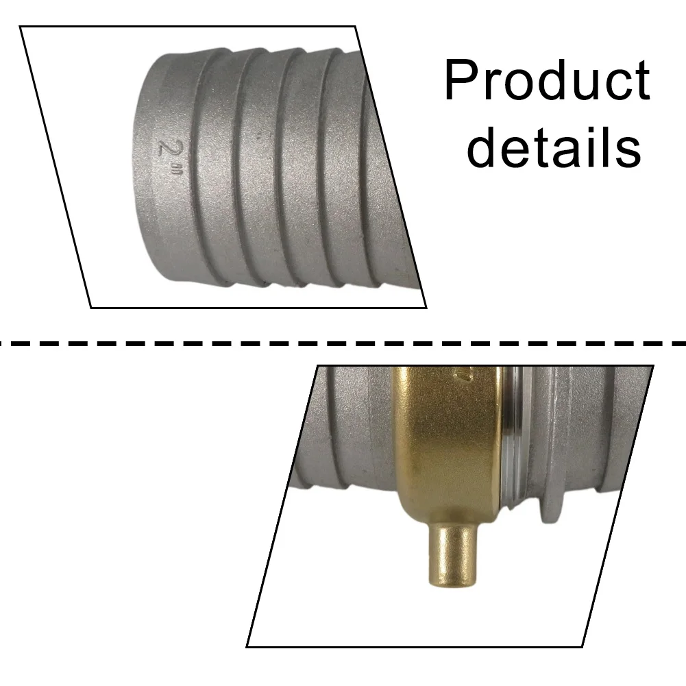 Aluminum Hose Connection Kit with 4 Secure Clamps Compatible with Standard Hoses for Home Garage and Outdoor Use
