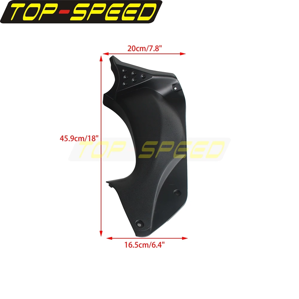 Duct Cover Fairing For Kawasaki ZX-14 ZZR1400 2006-2011 Motorcycle Air Intake Duct Cover Upper Front Dash Ram Panel ABS Plastic