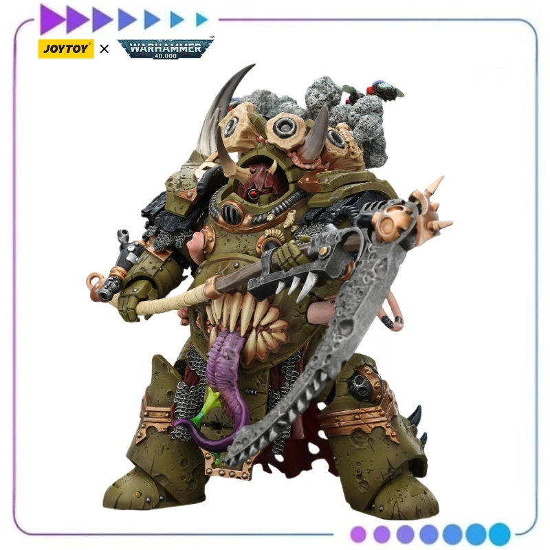 

【Предпродажа】JOYTOY Warhammer 40K Death Guard Deathshroud Терминатор Champion с рукавичками Manreaper и Plaguespurter, игрушки
