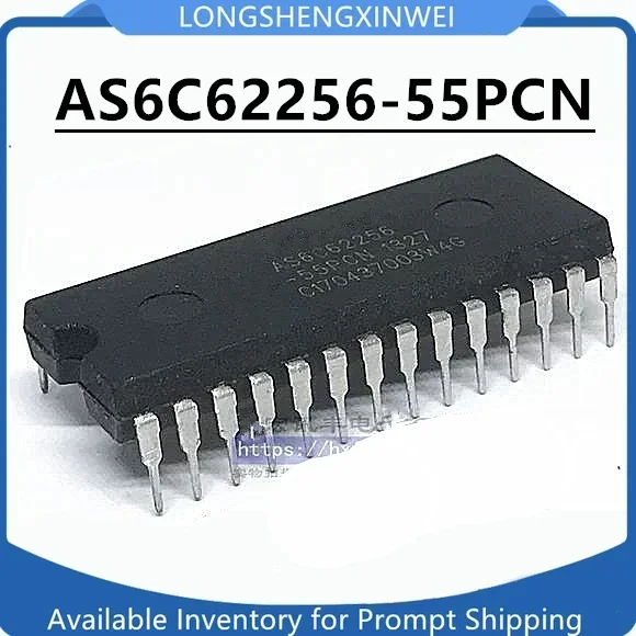 

1PCS New AS6C62256-55PCN AS6C62256 Direct Insertion DIP-28