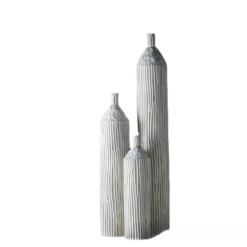 

Floor-to-ceiling large vase ornament resin home decoration