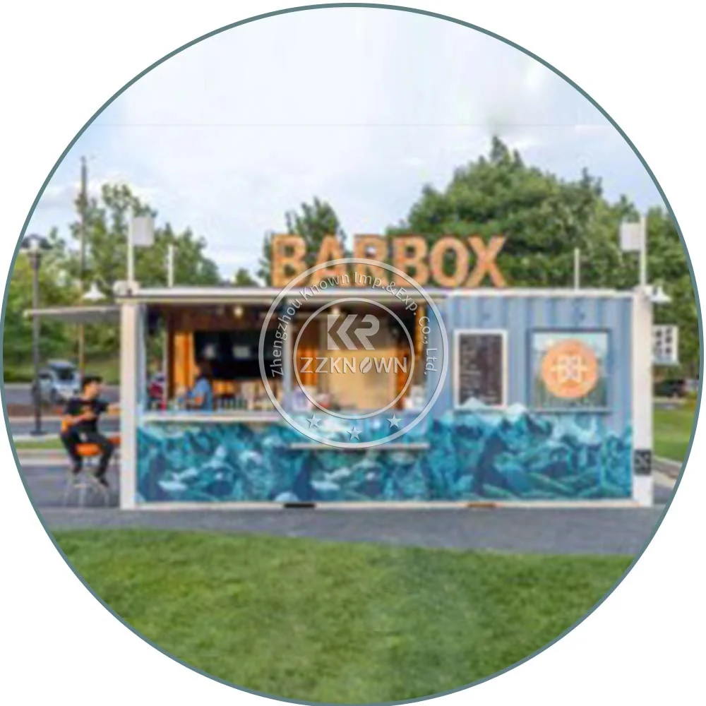 Contentor personalizado do Prefab, cafetaria, restaurante, projeto da barra, luxo