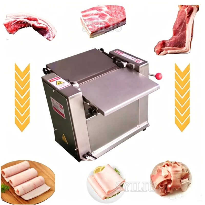 2026 New Commercial Automatic Meat Peeling Machine Pork Skin Removing Commercial Meat Processing Machinery