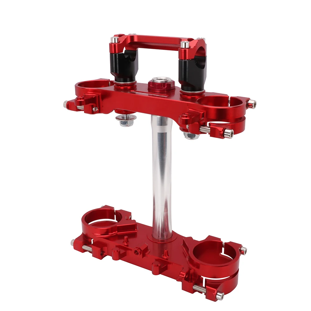 CNC Alumínio Triple Tree Grampos, Steering Stem e Bar Mount, Dirt Bike, JFG, CRF250R, CRF450R