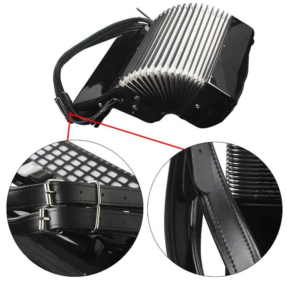 Organs Straps Accordion Strap Light Breathable Leather Accordion Strap Reduce Fatigue Adjustment Buckle For Long Time Practice