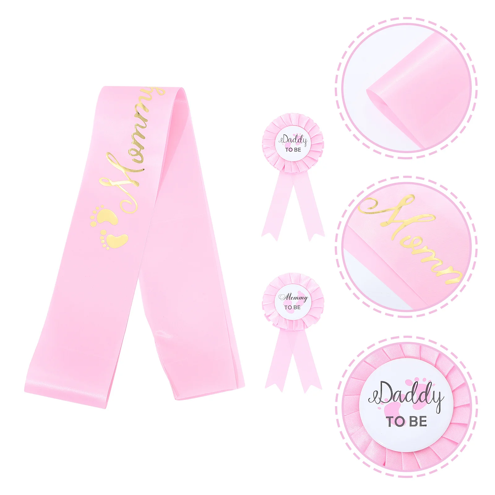 1 مجموعة الأم لتكون وشاح أبي ليكون شارة دبوس دش ديكور للأمومة صورة تبادل لاطلاق النار التصوير اكسسوارات تذكار #4