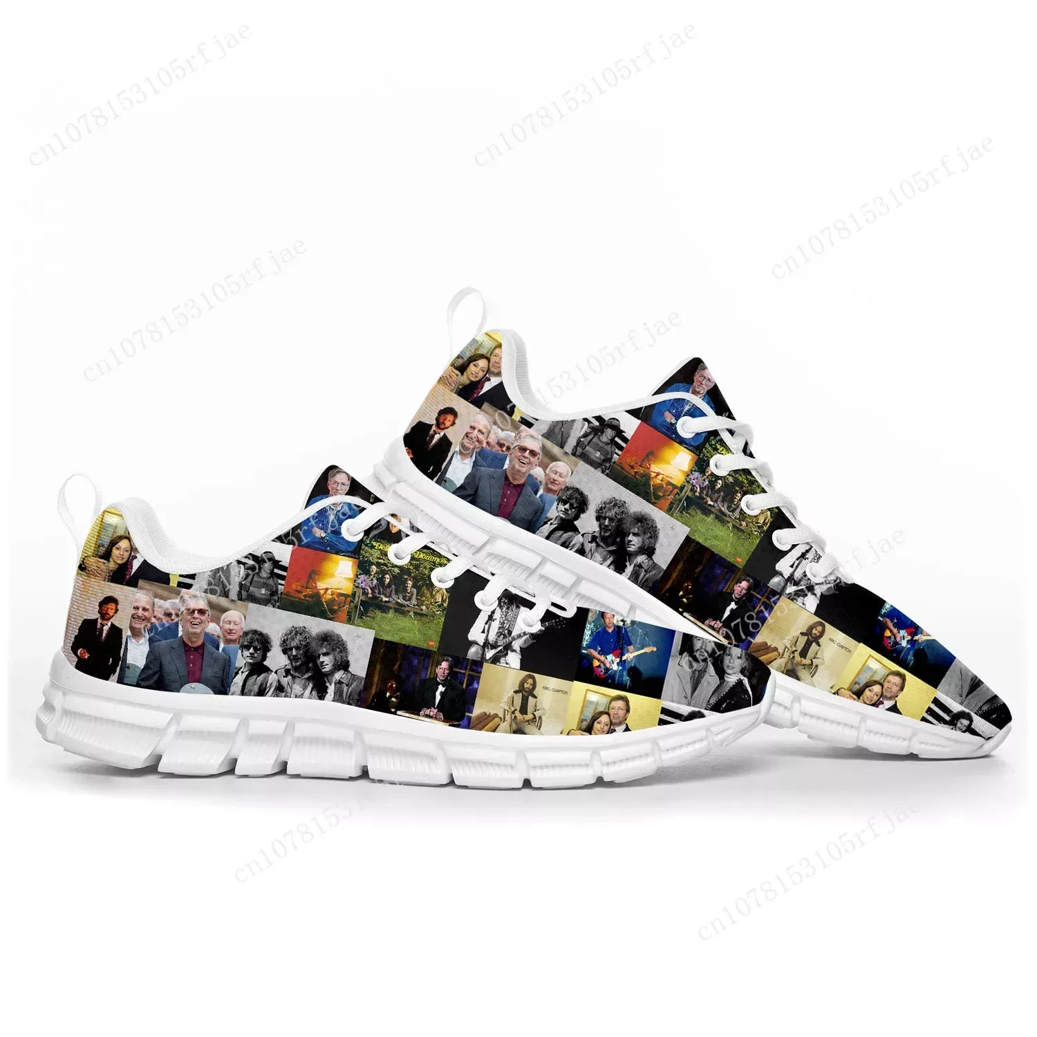 Eric Clapton Rock Musician Guitar Sports Shoes Mens Womens Teenager Kids Children Sneakers Custom High Quality Couple Shoes