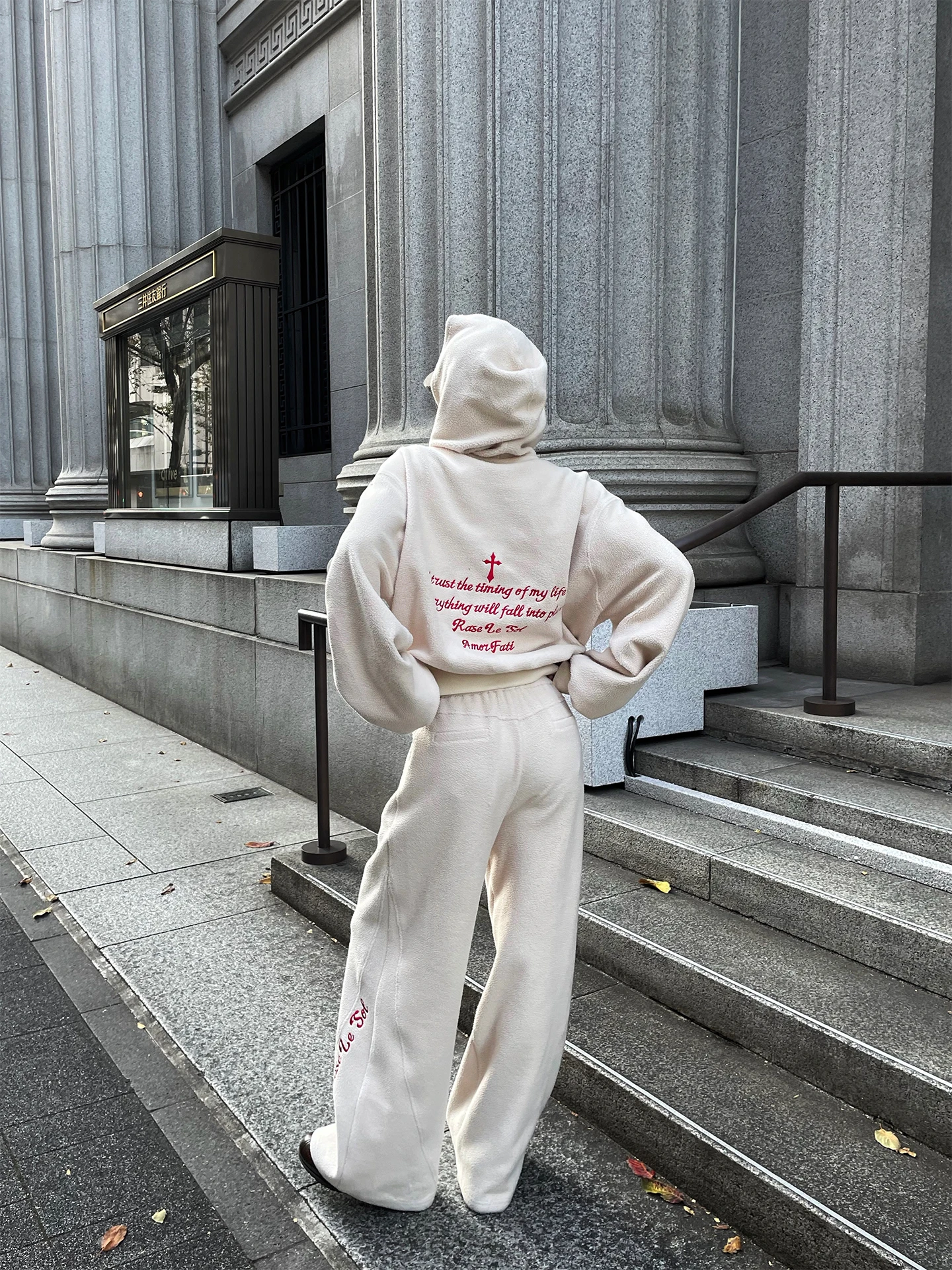 

Rase Le Sol 'Covenant Plan' Fce Hoodie And Loose Sweatpants Set Women's Casual Comfortable Two-Piece Suit Winter Faion