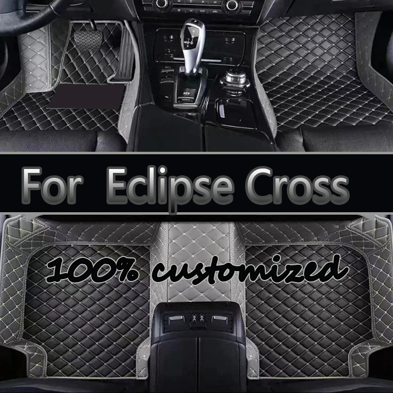 

Car Floor Mats For Mitsubishi Eclipse Cross 2018 2019 2020 Custom Auto Foot Pads Automobile Carpet Cover Interior Accessories