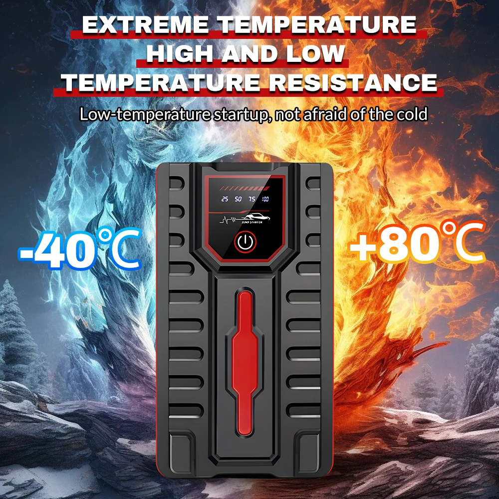 Car Jump Starter Booster Jumper Box Power Bank 12V Portable Battery Charger 6000mAh Starting Device Car Booster Pulse Repair