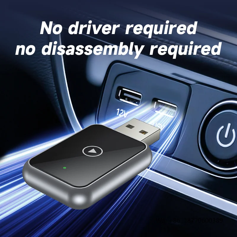 KYERE X5 2011-2017 BMW Compatible Portable 5GHz WiFi CarPlay Adapter 2-in-1 USB-C Plug Play Stable Fast Connection Android Auto
