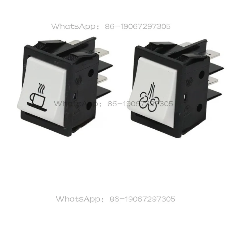Semi-automatic coffee machine coffee boiling water power supply button switch accessories