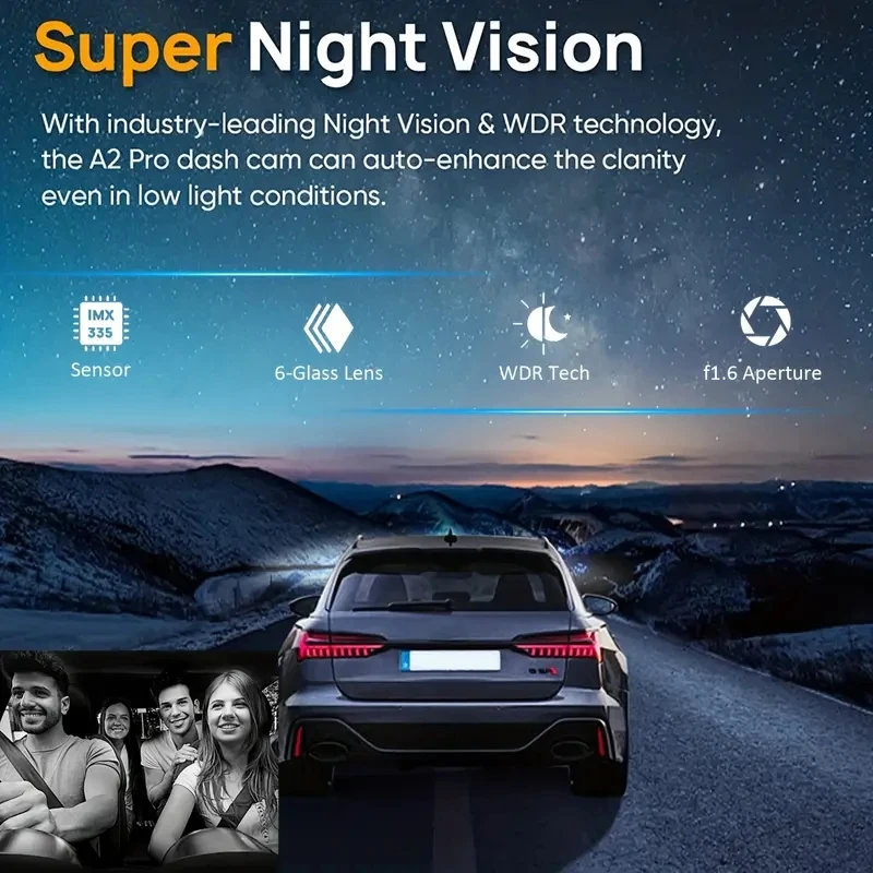 1080P Dual Camera,Dash Cam for Cars,Front And Inside,car Camera with IR Night Vision,Loop Recording,wide Angle Car DVR Camera