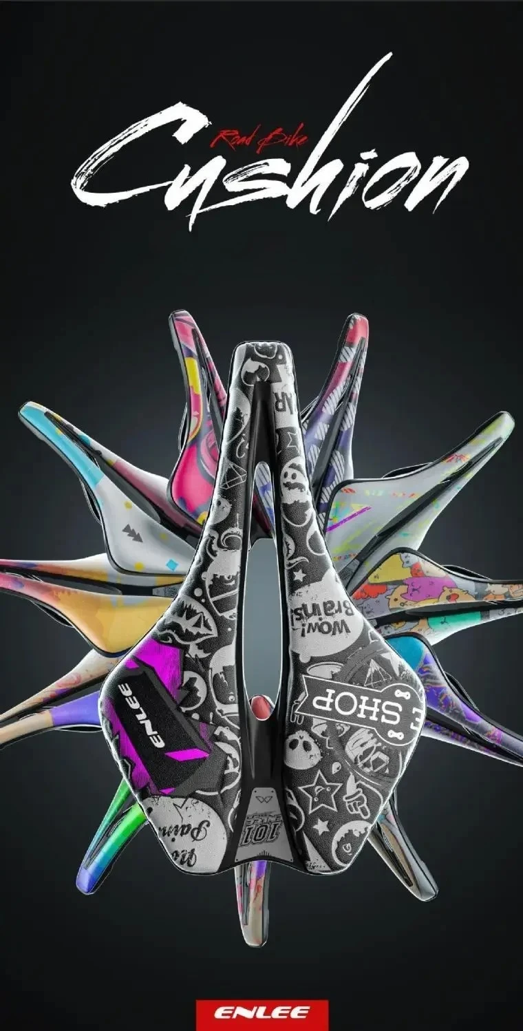 

ENLEE велосипедная полая подушка для сиденья, удобная подушка для горного велосипеда для взрослых, короткое носовое седло, дорожный велосипед, амортизатор, сумка для сиденья